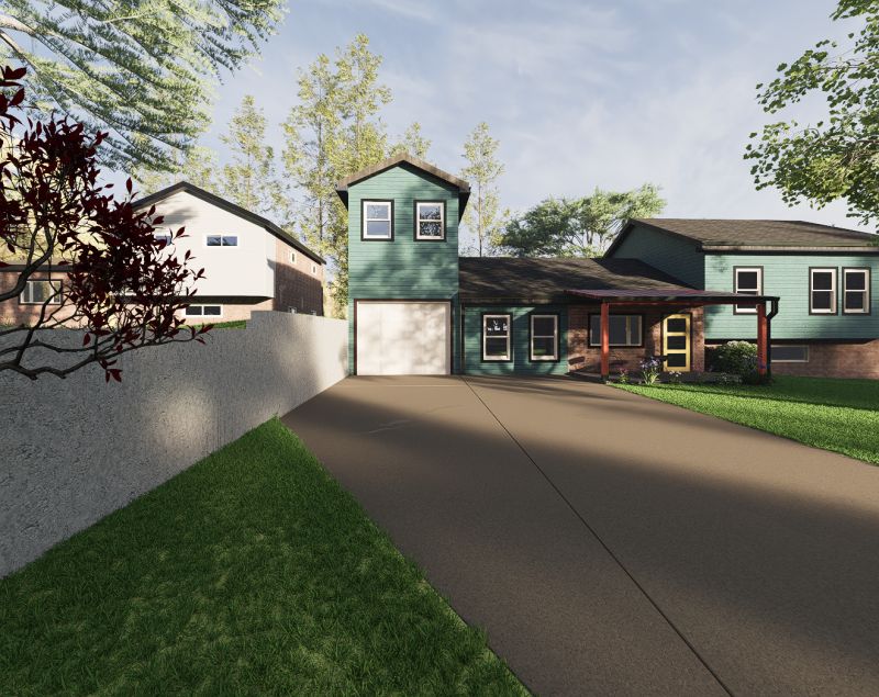 Alexandria Residence — 3D exterior renders by SAFE Engineering Solutions — view 3