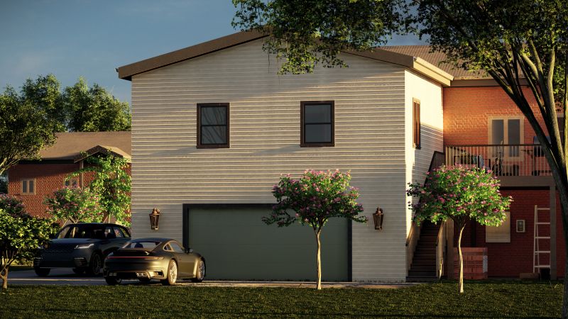 Pottsbrothers Residence — 3D exterior renders by SAFE Engineering Solutions — view 3