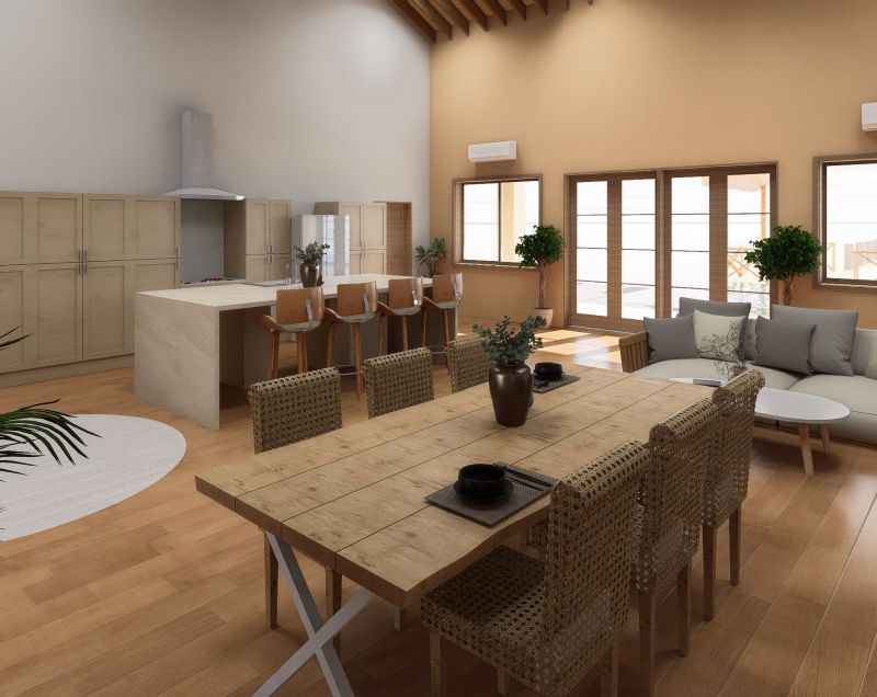 Pelican House · Interiors — 3D interior renders by SAFE Engineering Solutions