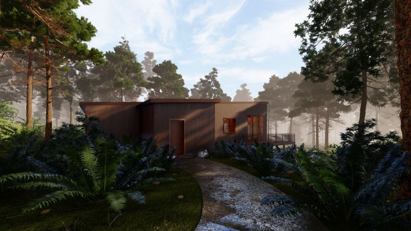 Woodland Cabin — Design & 3D renders by SAFE Engineering Solutions